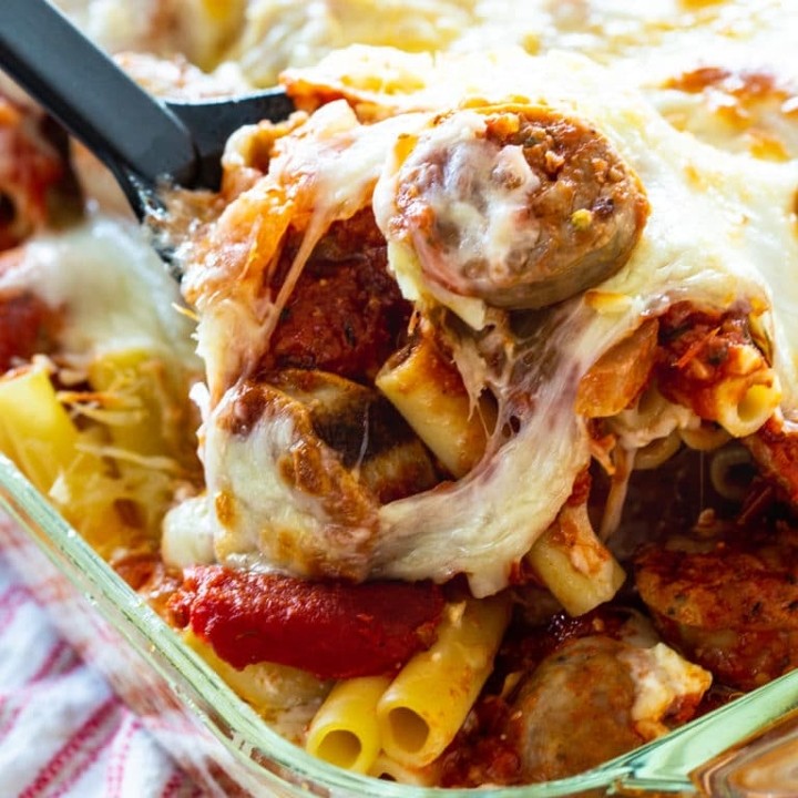 Baked Ziti w/Sausage