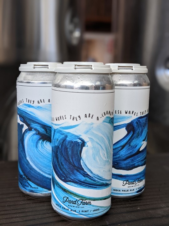 These Waves They Are A-Changin' Hazy IPA 4-pk 16oz Cans