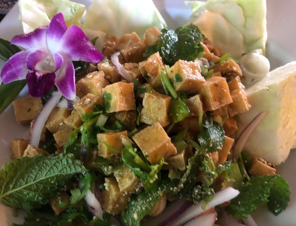 Larb Tofu Salad