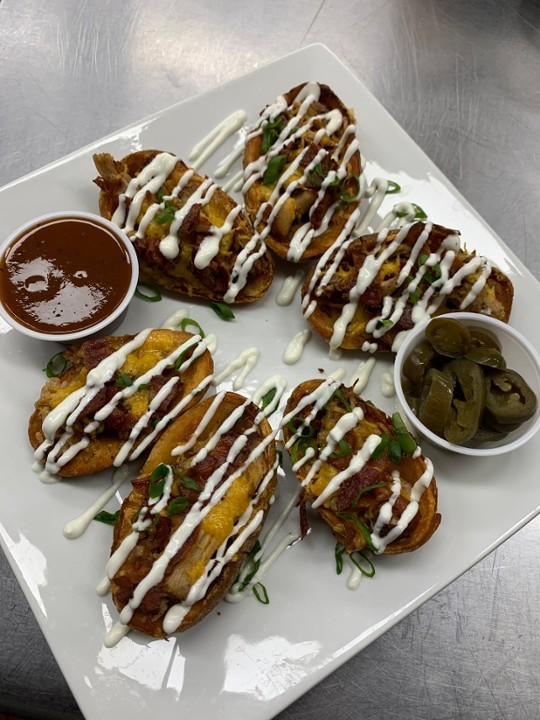 "Loaded" Potato Skins (6)