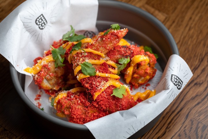 Flaming Hot Cheeto Wings