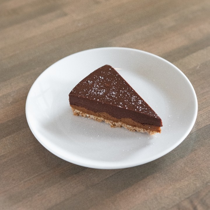 Salted Caramel Chocolate Mousse Torte