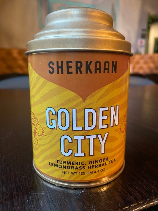 Golden City Tea Tin