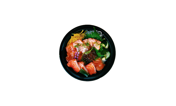 Salmon Sashimi Donburi