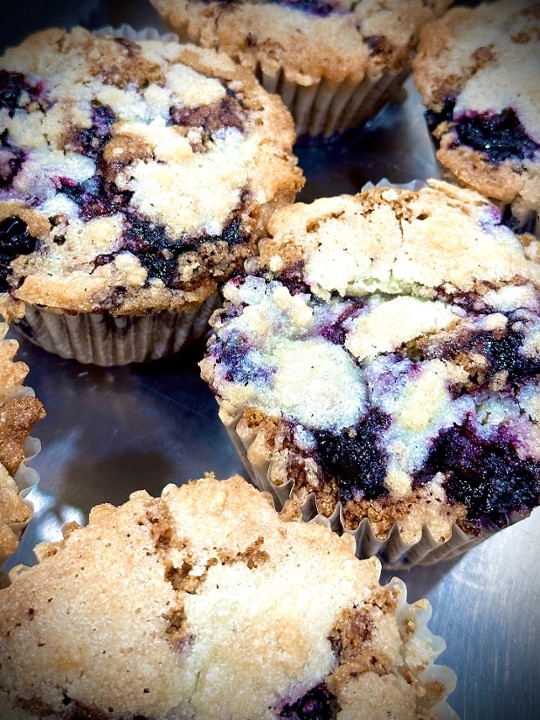 Blueberry Jumbo Muffin (Vegan)