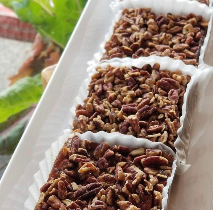 Pecan Pie Square, GF/Vegan