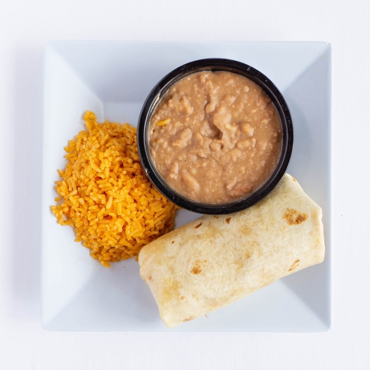 Kid's Burrito Platter