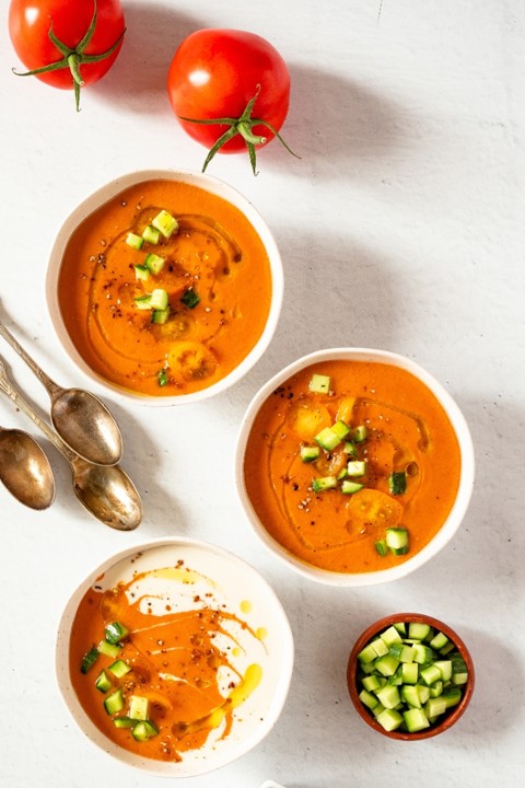 tomato and watermelon gazpacho