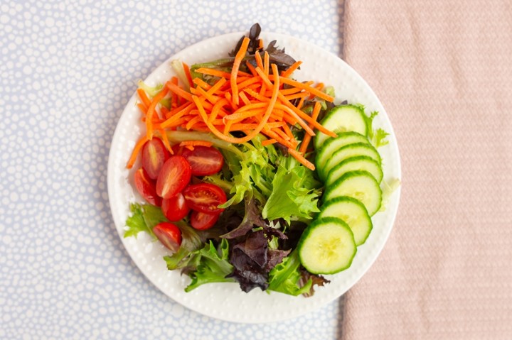 small salad with vegetables