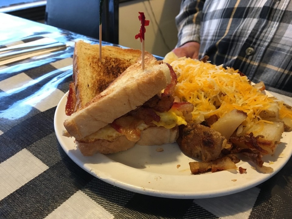 Bacon , Egg, & Cheese Sandwich