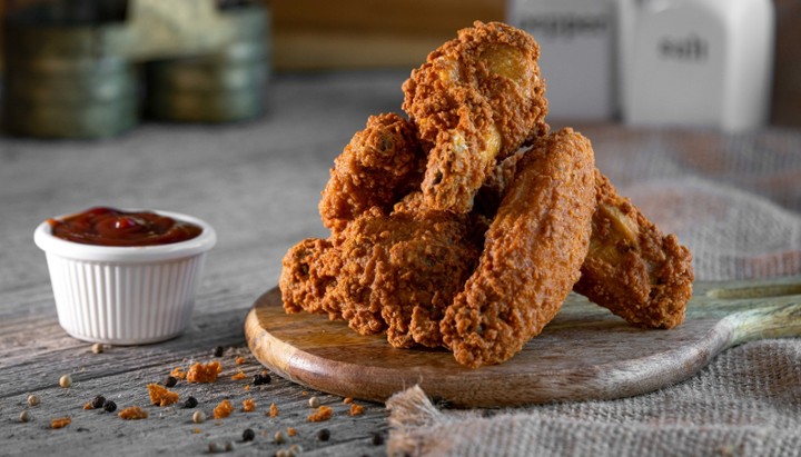 Fried Chicken Wings (6 Pcs.)