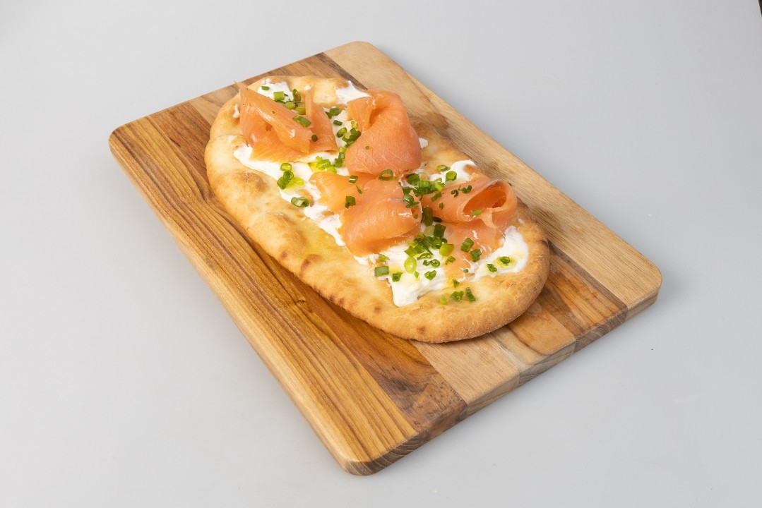 SMOKED SALMON  FLAT BREAD