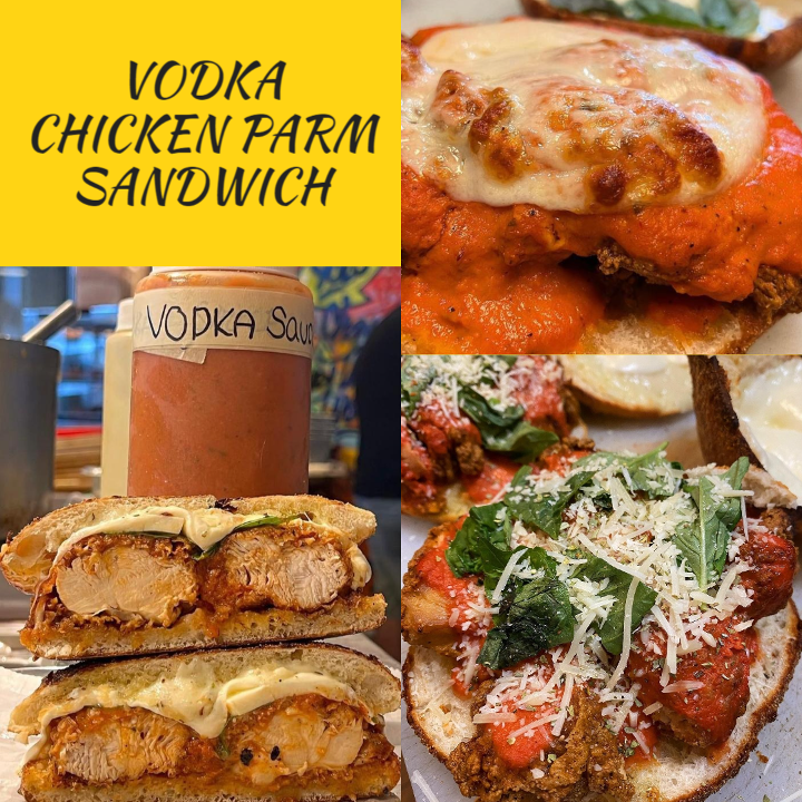 📢 Vodka Chicken Parm Sandwich