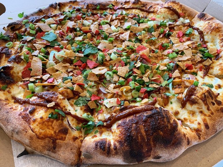 Bourbon BBQ Chicken Pizza "