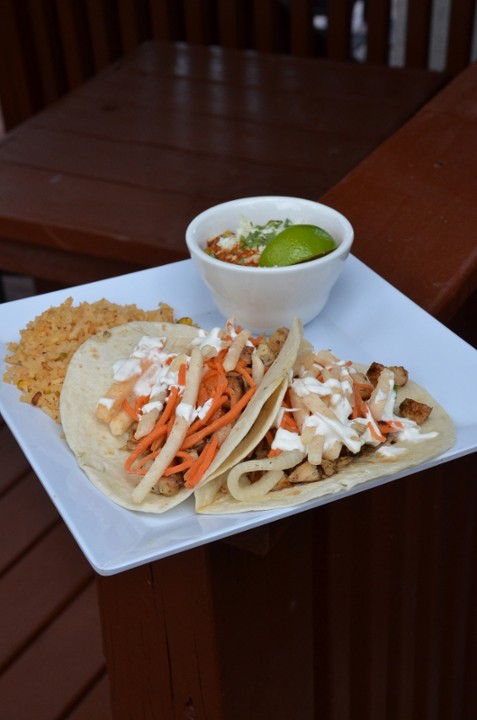 Chicken Jicama Tacos