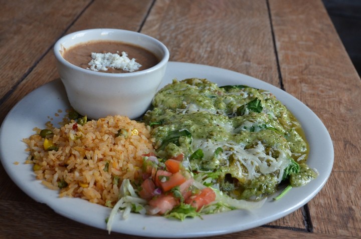 Spinach Enchiladas