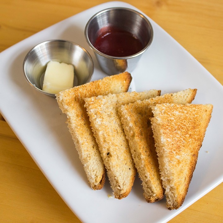 Toast With Butter & Jam