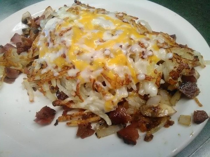 Half Stuffed Hash Browns