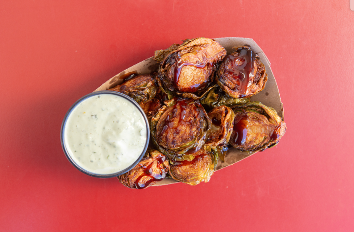 Flash Fried Brussel Sprouts