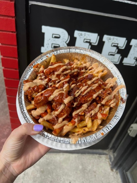 Nashville Hot Chicken Loaded Fries