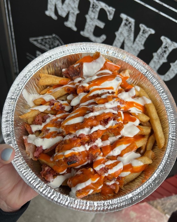 Buffalo Chicken Loaded Fries