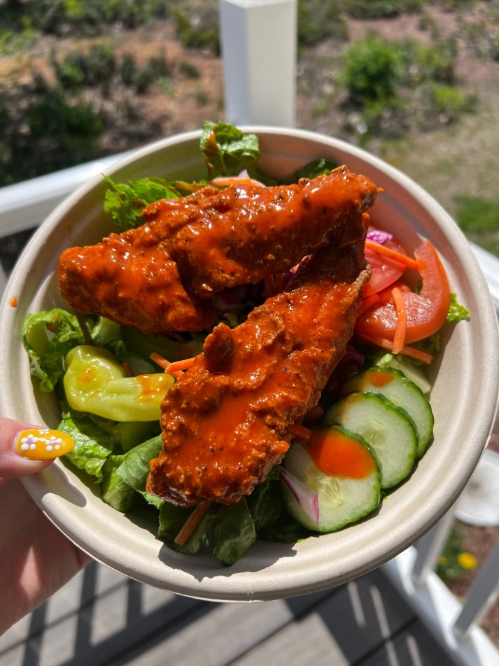 Buffalo Chicken Finger Salad