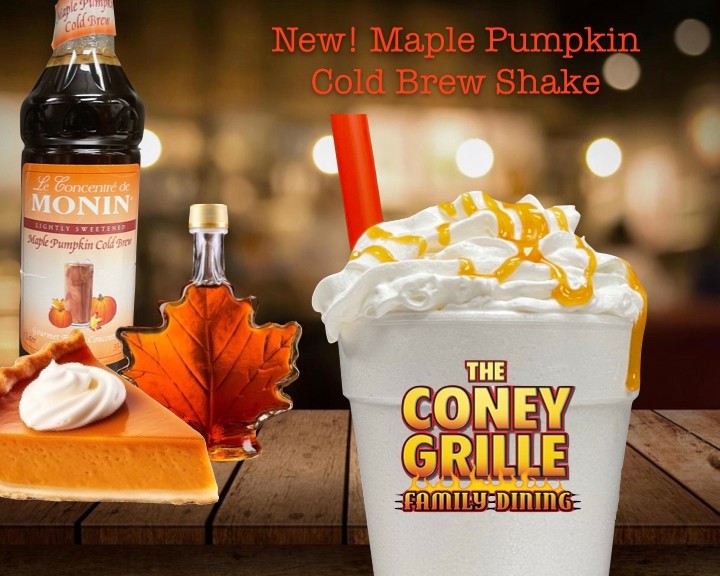 New! December Flavor of the Month - Maple Pumpkin Cold Brew Shake