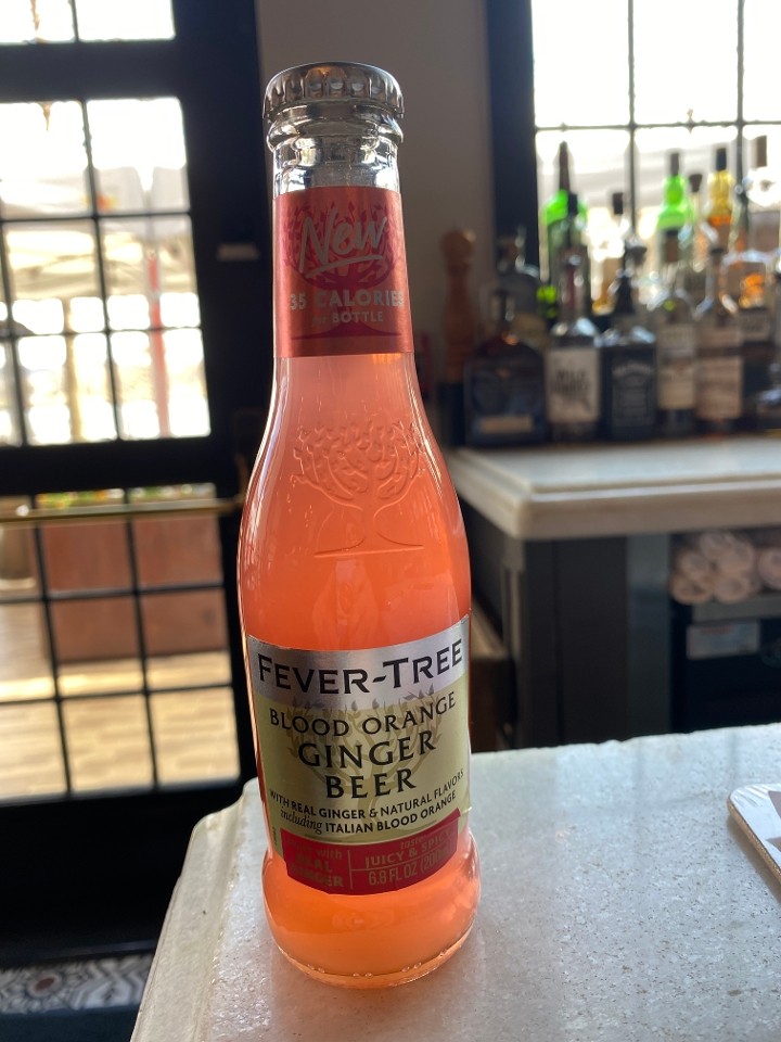 Fever Tree Blood Orange Ginger Beer 6.8 oz bottle