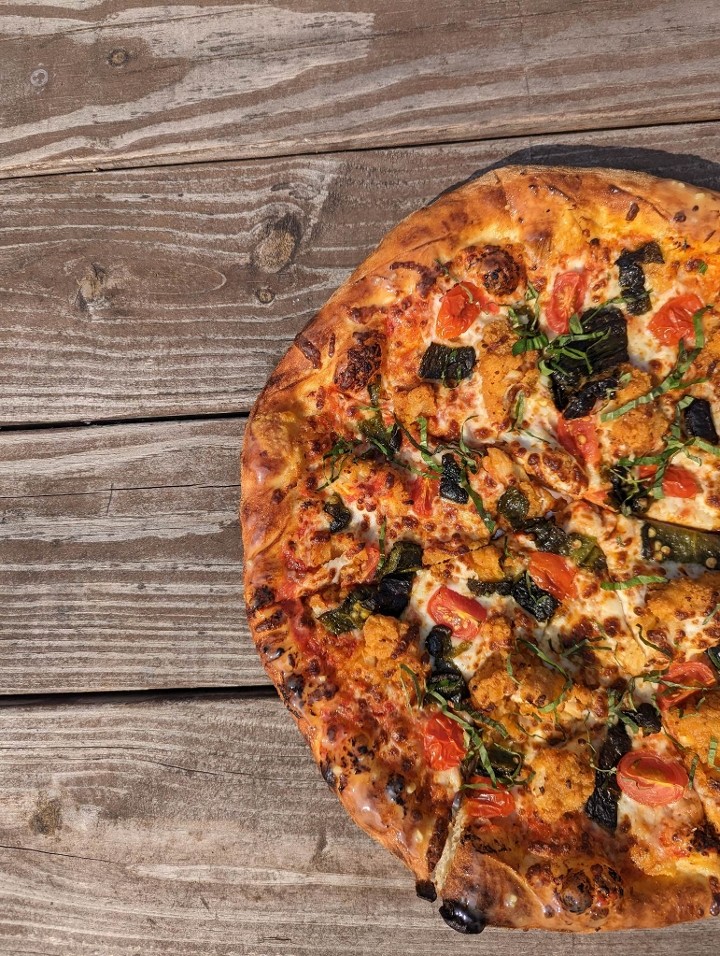 MARCH PIZZA OF THE MONTH- Southwest Chicken Parmesan