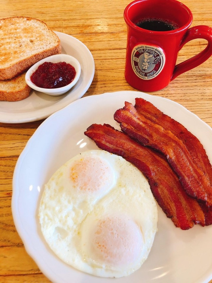 Bacon & Over-Easy Eggs