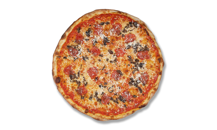 Soppressata & Mushroom Pizza