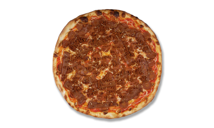 VEGAN Seitan Meats Jesus Pizza