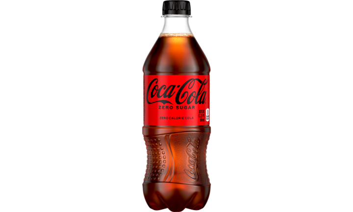 Coca-Cola Zero Sugar. 16.9 oz Bottle