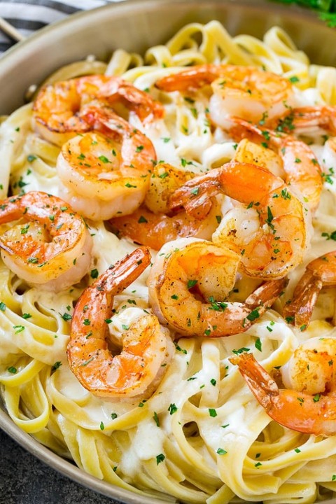 CAJUN Shrimp Alfredo