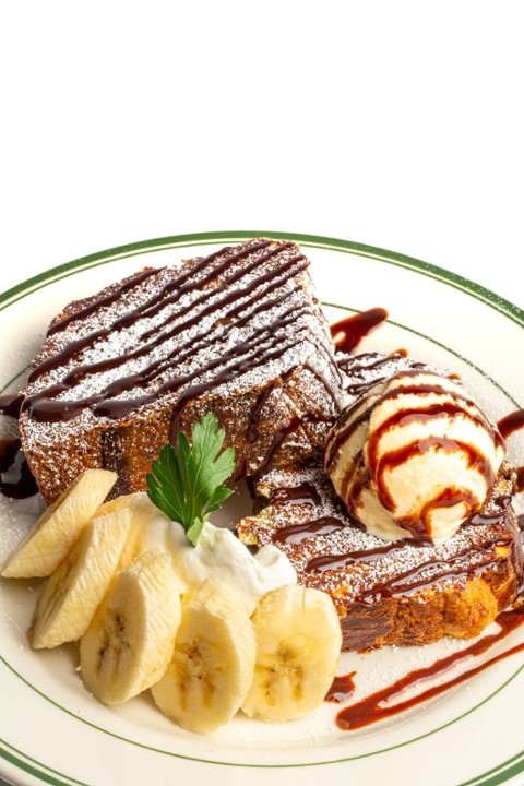 Chocolate Banana French Toast