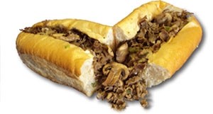 8" Mushroom Cheesesteak