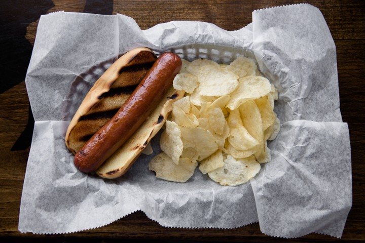 Slow-Smoked Hot Dog