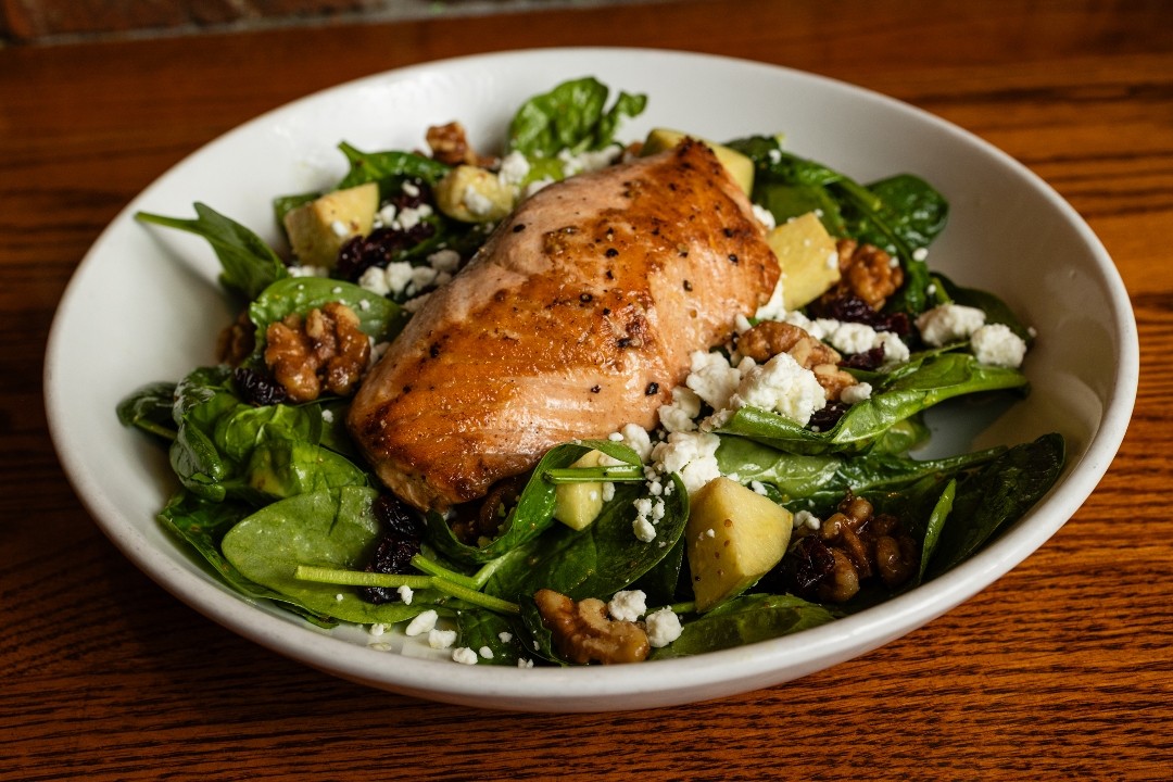 Salmon and Spinach Salad