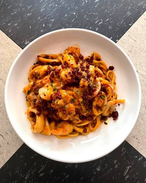 Saffron Linguine