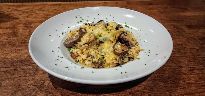 Wild Mushroom and Beef Risotto