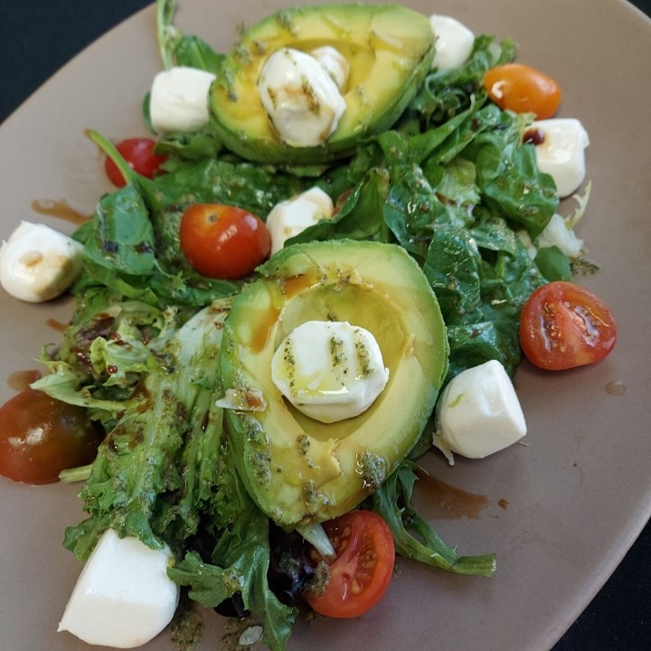 Caprese Avocado & Shrimp Salad