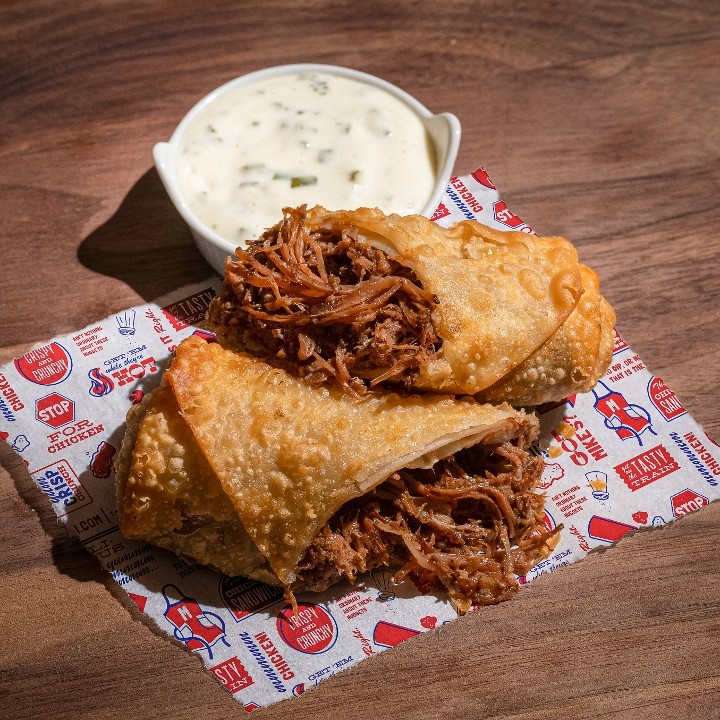 BBQ PULLED BEEF EGGROLL (1PC)