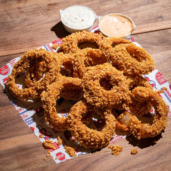 HOMEMADE ONION RINGS