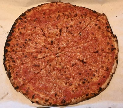 Large Mozzarella and Tomato Sauce Pie