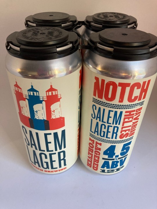 Notch Salem Lager 16oz 4pk