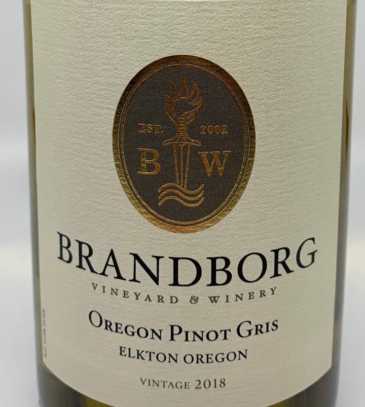 Brandborg Pinot Gris Oregon
