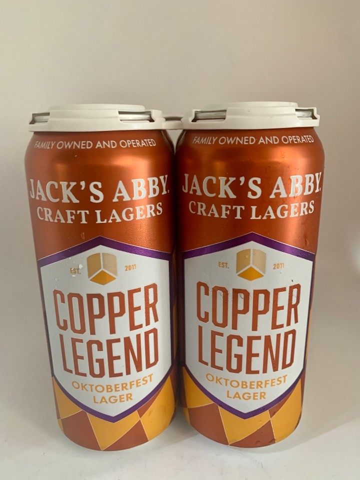 Jack's Abby Copper Legend 16oz 4pk