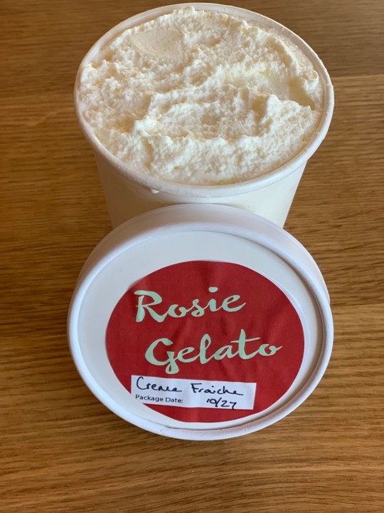 Pint of Crème Fraîche Gelato