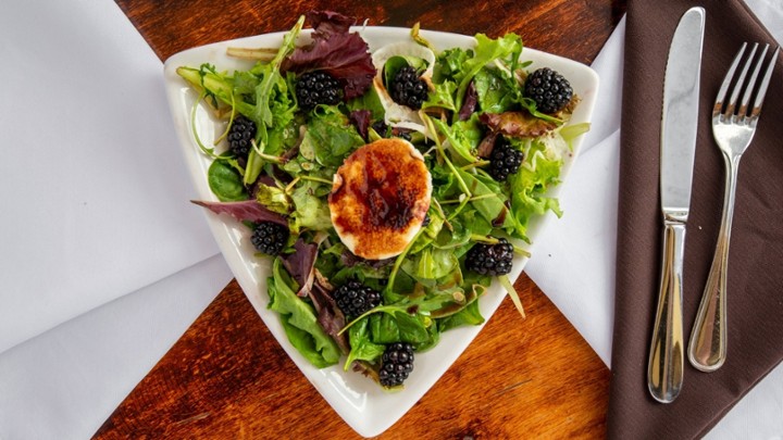 Caramelized Goat Cheese W/ Blackberries