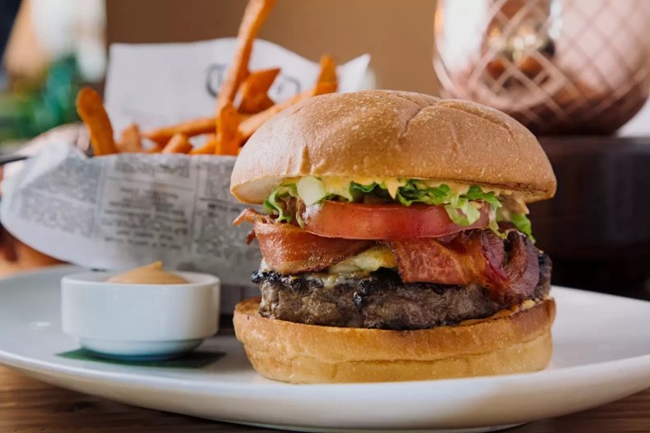 NM Green Chile Cheeseburger